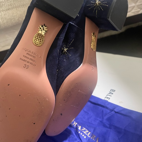 Aquazurra COSMIC STAR BOOTS NAVY SUEDE - Picture 3 of 7